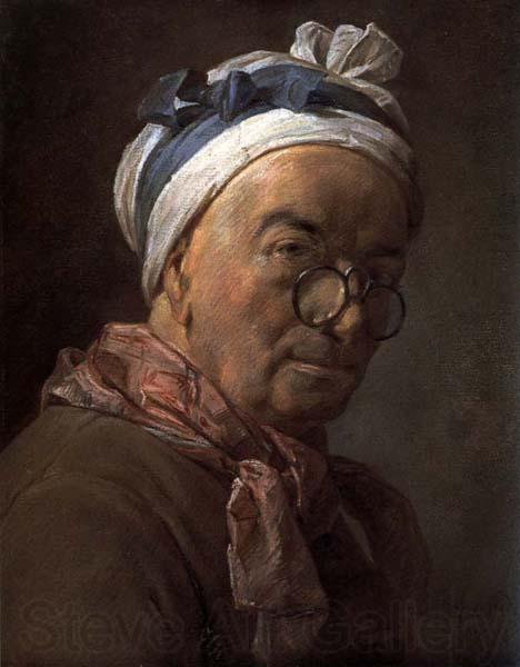 jean-Baptiste-Simeon Chardin Self-Portrait Spain oil painting art
